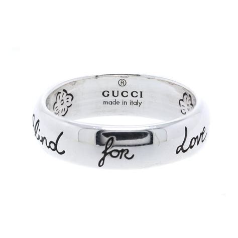 gucci blind for love ring 5.5|Gucci blind for love bracelet.